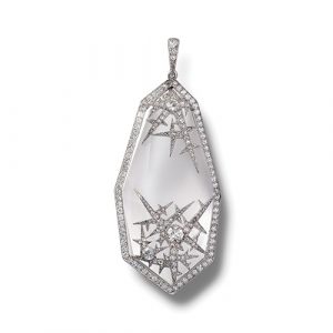 Ice crystal pendant